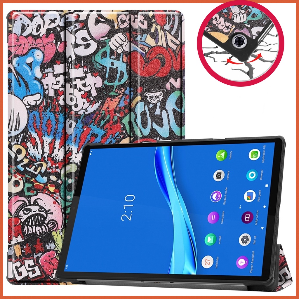 Bao Da Máy Tính Bảng Có Giá Đỡ Bảo Vệ Cho Lenovo FHD Tab M10 Plus 10.3 TB-X606F TB-X606X Vỏ