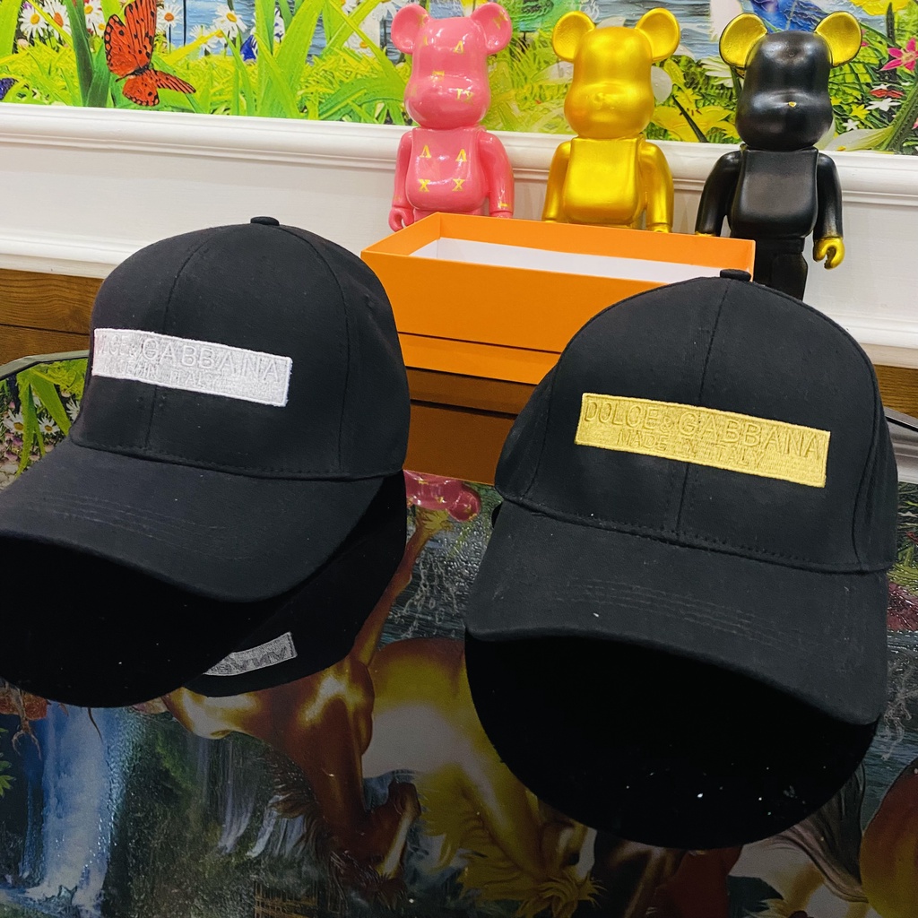 Mũ lưỡi trai THÊU CHỮ dolce gabbana Giá Rẻ Loại 1, Nón lưỡi trai kaki thời trang nam nữ unisex