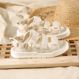 Sandal 3 quai cúc 1 bông