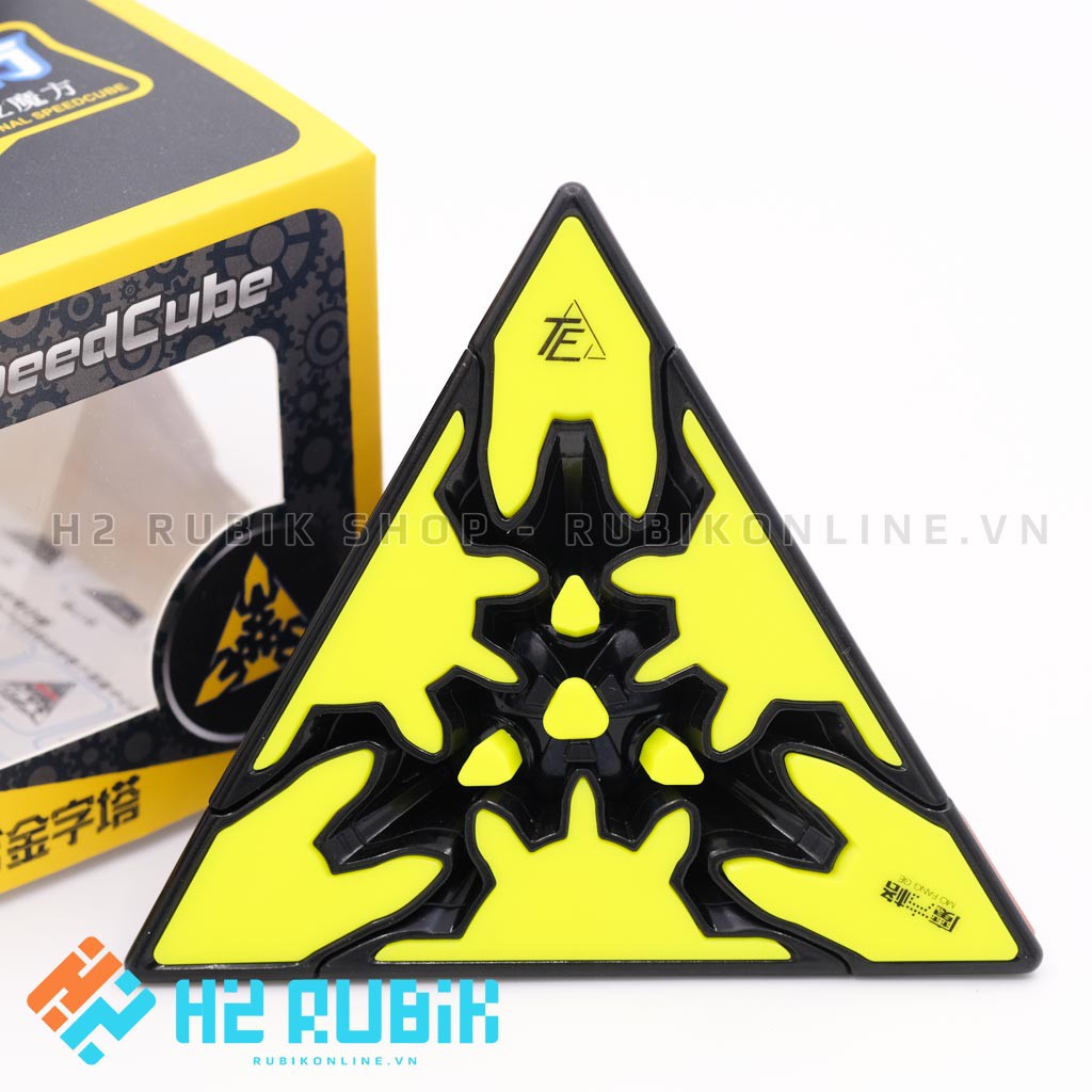 Rubik QiYi Gear Pyraminx (Tiled) - Rubik Pyraminx Bánh Răng bền bỉ