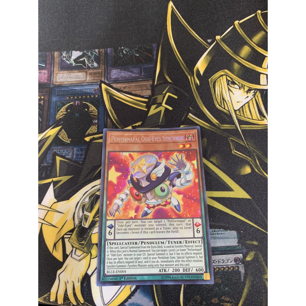 Thẻ Bài Yugioh: Performapal Odd-Eyes Synchron - BLLR-EN004 - Secret Rare 1st Edition