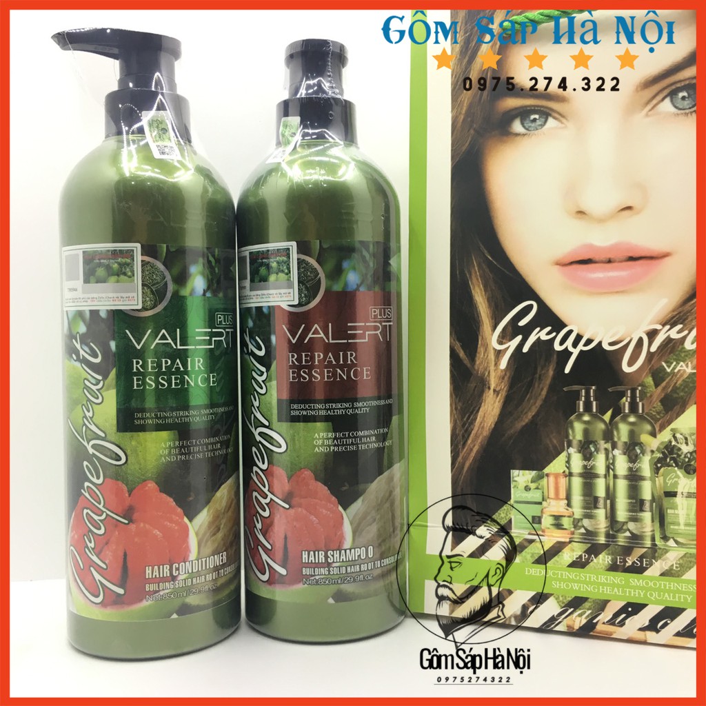 [ Tặng Tinh Dầu ]  Cặp Dầu Gội - Xả Bưởi 750ml