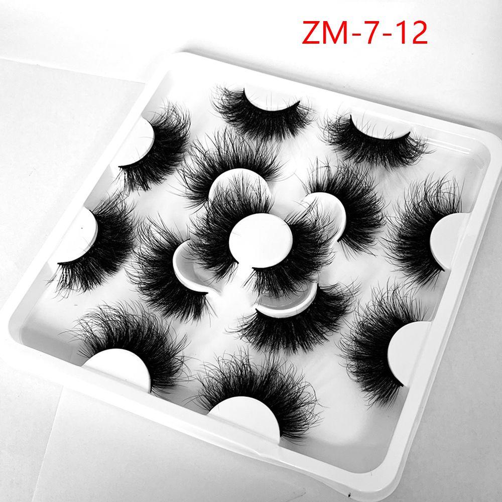 Bộ 7 Cặp Lông Mi Giả Dài Và Dày Handmade Dành Cho Trang Điểm XIANTIN SKONHED