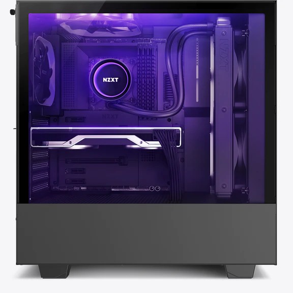 Vỏ Case Máy Tính NZXT H510i Màu Đen Sần