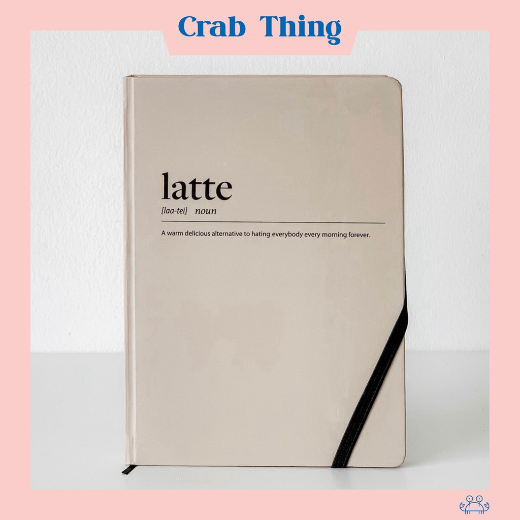 Sổ tay Crabit ruột Dotted khổ A5 - Coffeeine Latte [GIÁ TẬN XƯỞNG]