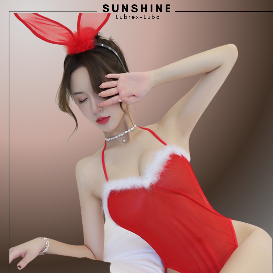 Cosplay sexy thỏ dễ thương màu đỏ jum Playboy bar sàn gợi cảm Sunshine Lubrex-Lubo TD1242 | BigBuy360 - bigbuy360.vn