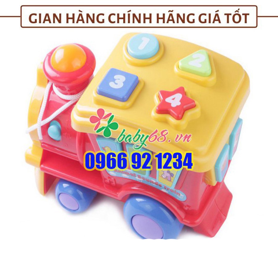 Đầu tàu hỏa điều khiển phát nhạc có đèn sáng Winfun 0677