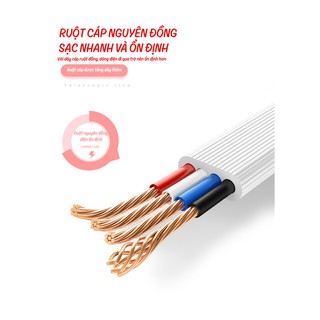 Cáp sạc cuộn rút CAFELE MACARON 2 in 1 Lightning / Micro USB