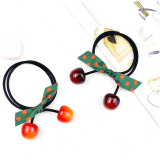 Dây buộc (cột) tóc trái Cherry siêu xinh
