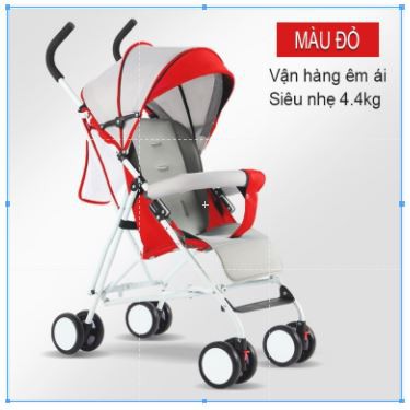 Xe nôi xe đẩy em bé Haowei gấp gọn và xách tay đi dã ngoại cho bé 6 tháng - 3 tuổi