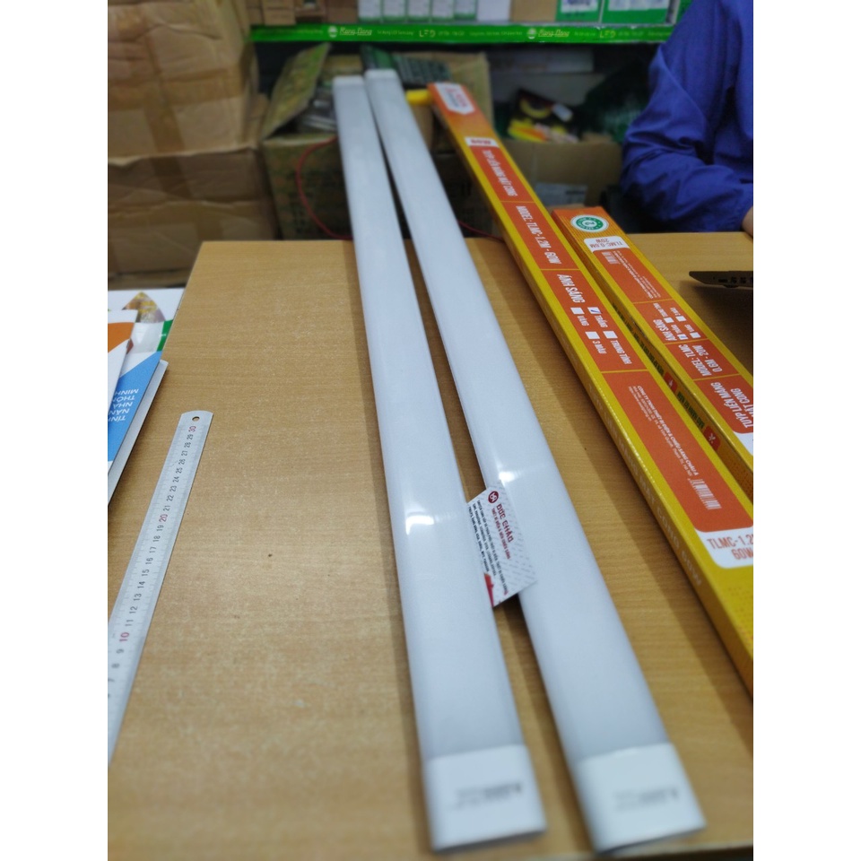 Đèn Tuýp Led Liền Máng  Asia 0.6,-1.2m 20w,40w,60w Asia. hàng chính hãng bảo hành 2 năm