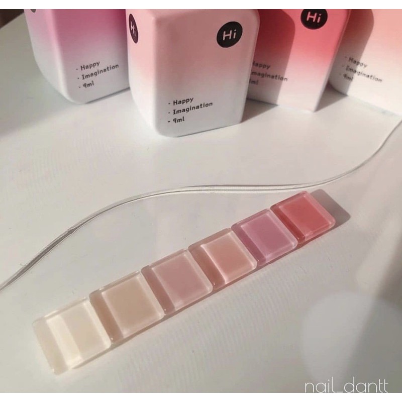 Chính hãng- FreeshipSơn gel thạch cao cấp Hàn Quốc Hi gel nail collection strawberry milk tách set ( giá lẻ 1 chai)