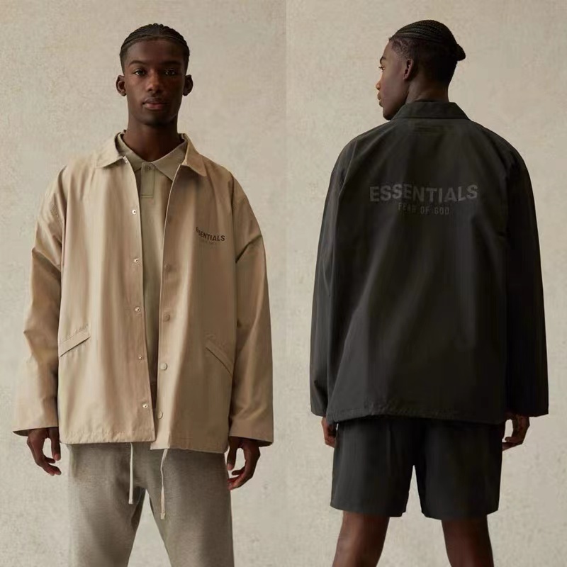 FEAR OF GOD double line ESSENTIALS reflective coach jacket FOG high street jacket jacket couple tide