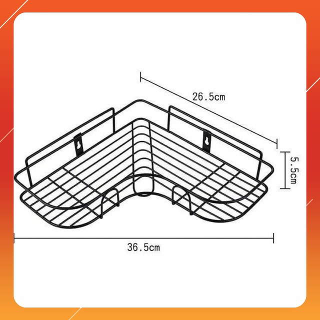 Kệ Sắt Phun Sơn Tỉnh Điện Dán Góc Tường Siêu Chắc