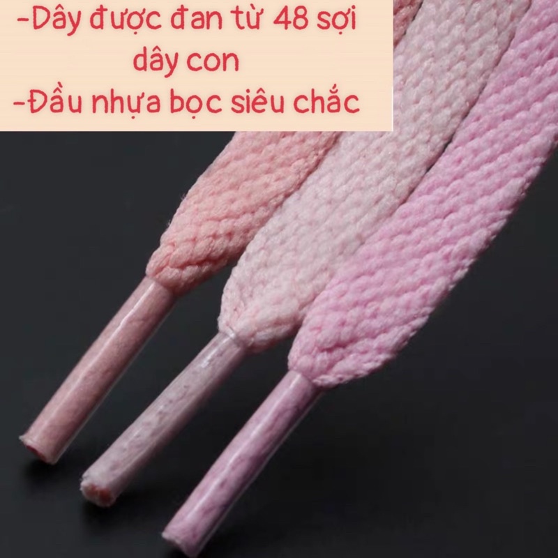Dây Giày Jordan màu hồng travis scott