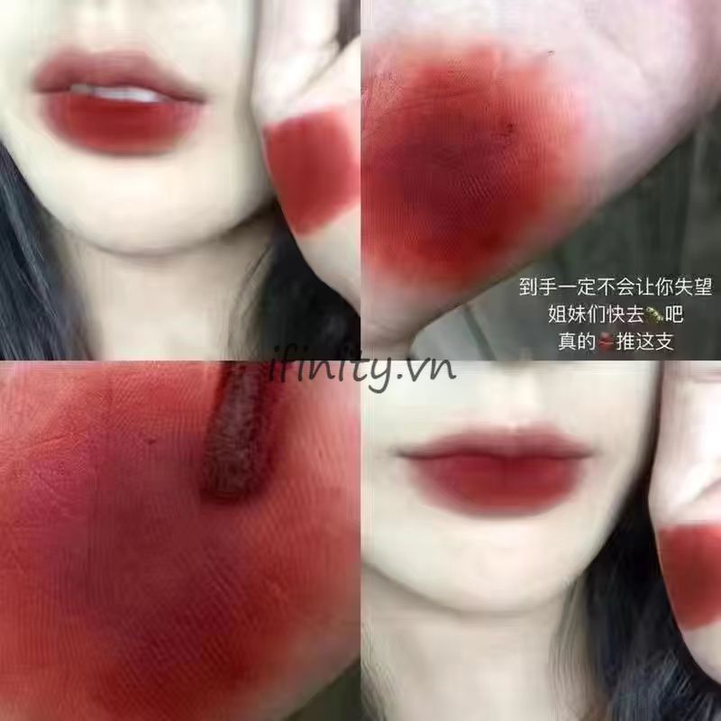 [Hàng mới về] Son bóng lì HERORANGE Nước Lâu Trôi Thiết Kế Vỏ Đáng Yêu Son Set