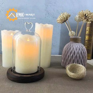 [ FREE SHIP ] Nến Điện Tử 💦 BH 12 Tháng 💦 Vỏ Sáp Chảy Giống Hệt Nến Thật, Ngọn Lửa Bập Bùng Sinh Động