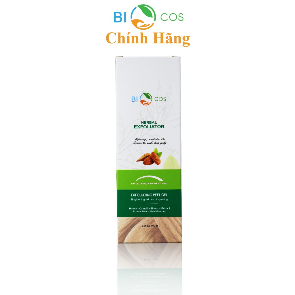 [ BIOCOS ] Sạch tế bào da chết thảo mộc BIOCOS, dưỡng ẩm, làm mềm mịn da 100gr - SACDEP24H.VN