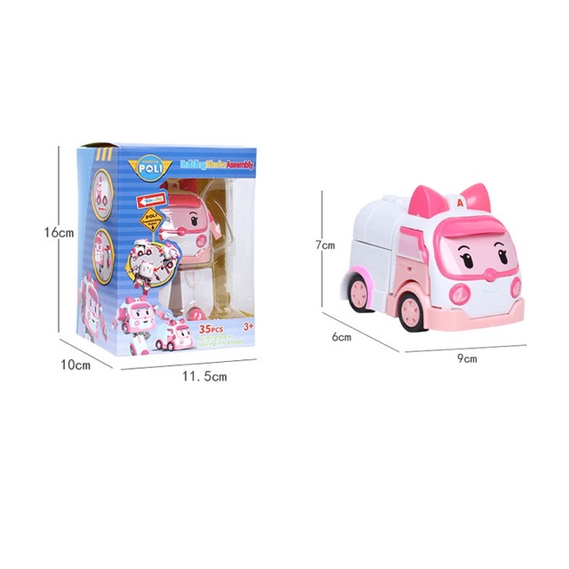 HỘP 1 XE LOẠI TO_ĐỒ CHƠI ROBOCAR POLI BIẾN HÌNH SIÊU ĐẲNG SÁNG TẠO CHO BÉ 869