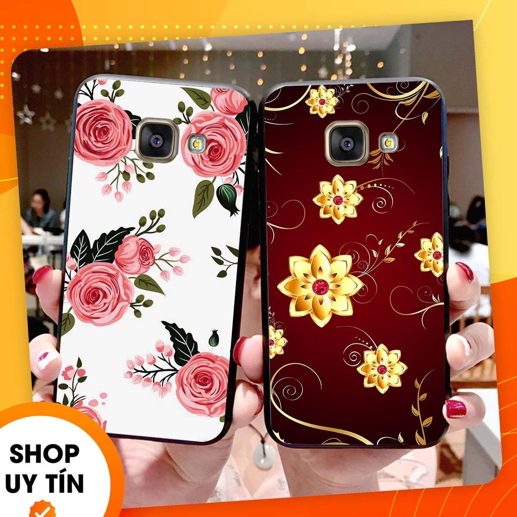 Ốp lưng Samsung A9 PRO in hình hoa xinh xắn, hiện đại , thời trang ,phong cách