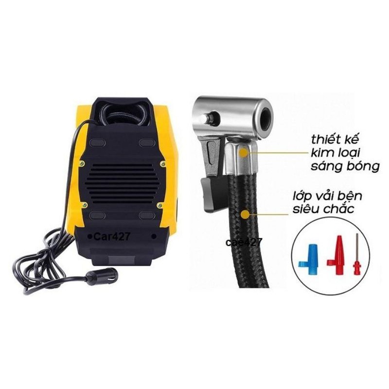 Máy bơm lốp Ôtô tự động cao cấp 2 Xilanh