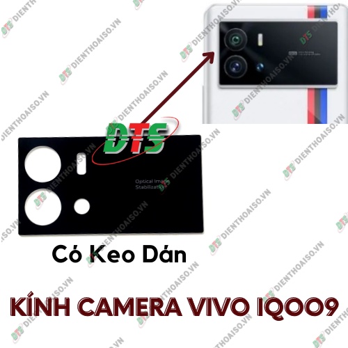 Kính camera vivo IQOO 9 kèm keo dán