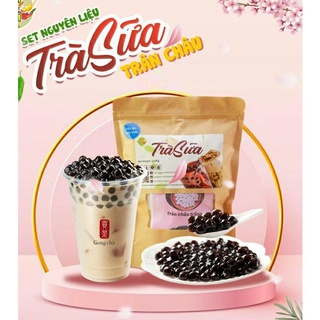 Sét trà sữa thái Xanh Thái Đỏ Phúc Long tự pha chế