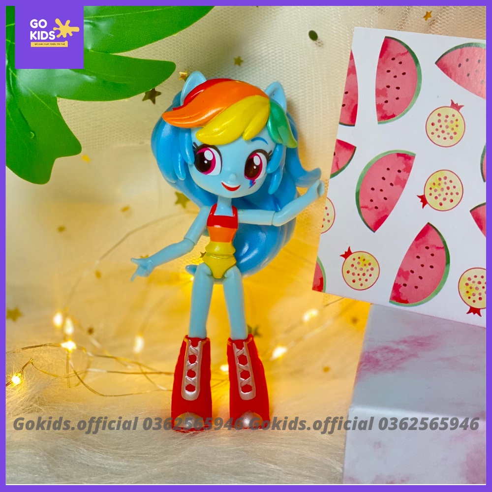 [ Hàng xuất dư - ảnh tự chụp ] Set 6 Mô Hình Búp Bê My Little Pony