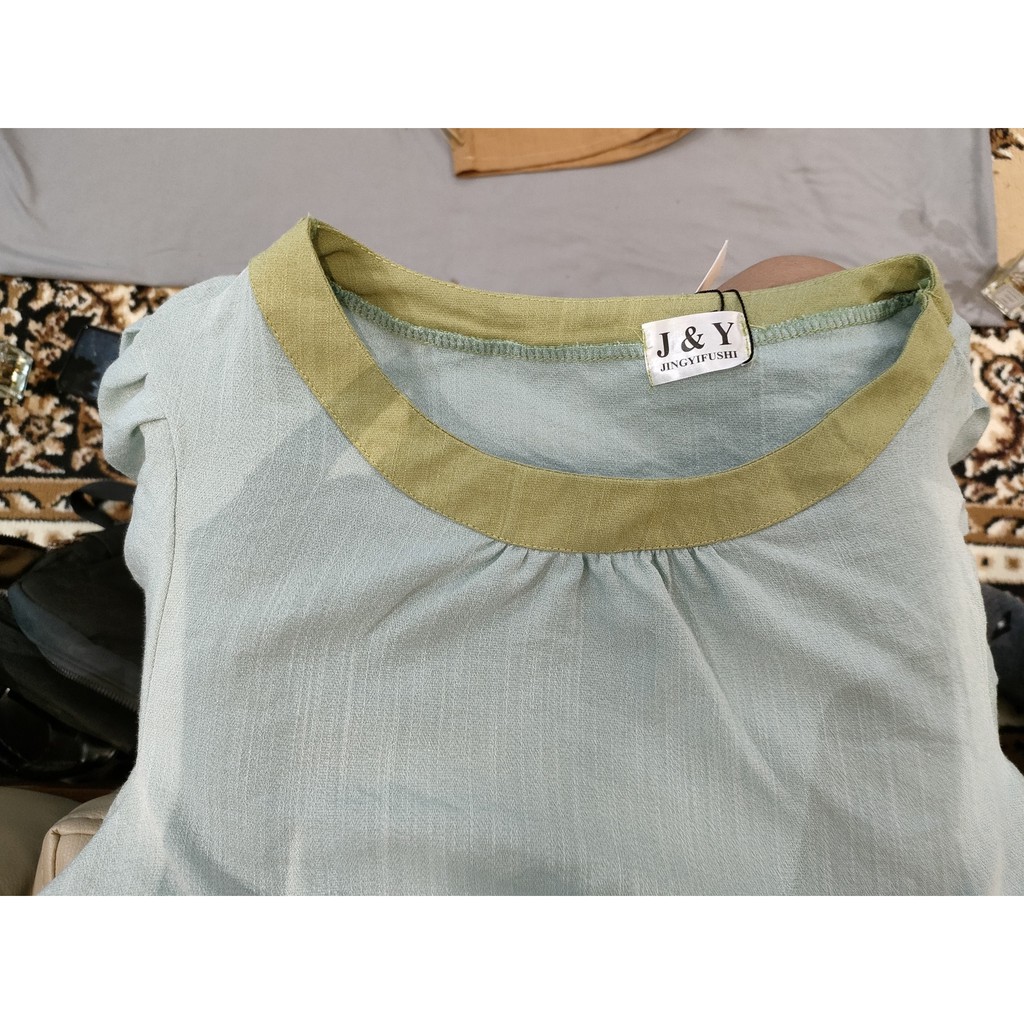 Bộ đũi, set đũi viền basic tay phồng cho nữ freesize nhẹ nhàng sang trọng b03