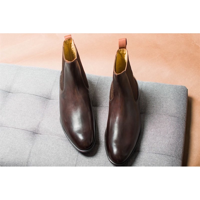Giày Boot Nam Công Sở Chất Liệu Da Bê NHập Khẩu VH1914 Size 42