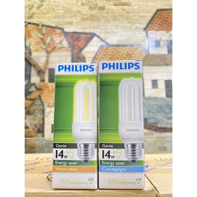 Bóng đèn Compact Philips 14w Genie