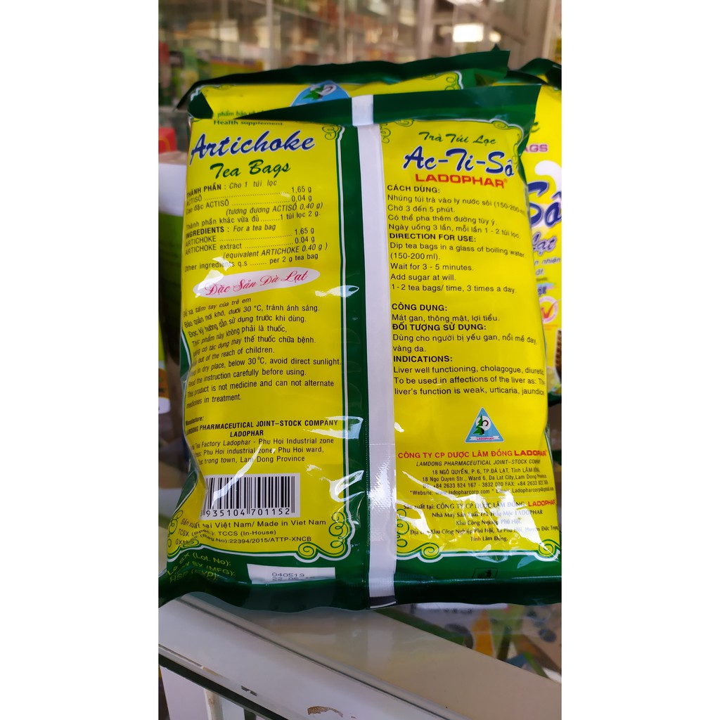 Trà Atiso Ladophar 100 túi lọc | BigBuy360 - bigbuy360.vn