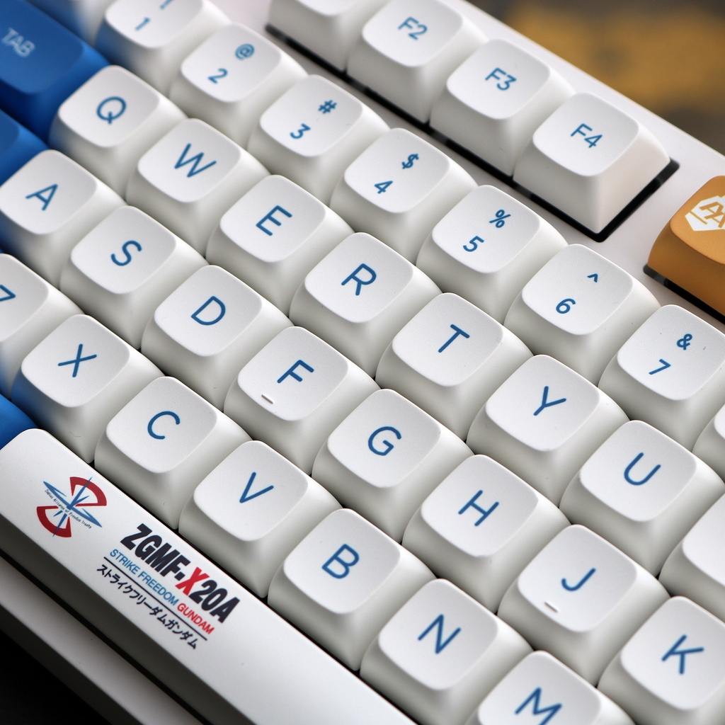 GMK Gundam Keycaps, 139 phím PBT Keycaps XDA Cấu hình DYE-SUB Cá nhân hóa GMK Keycaps cho bàn phím cơ bàn phím cơ Bàn Phím Cơ