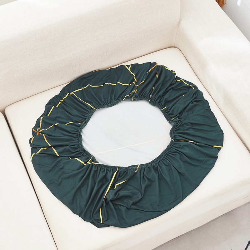 Vỏ bọc đệm ghế sofa hình chữ L 10 kích cỡ chất liệu co giãn in họa tiết hoa trang trí phòng khách tiện dụng