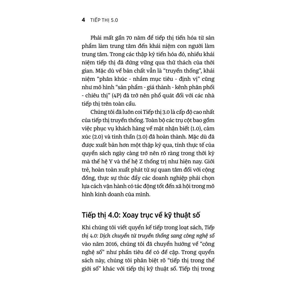 Sách - Tiếp Thị 5.0 Công Nghệ Vị Nhân Sinh - Philip Kotler, Hermawan Kartajaya, Iwan Setiawan - NXB Trẻ