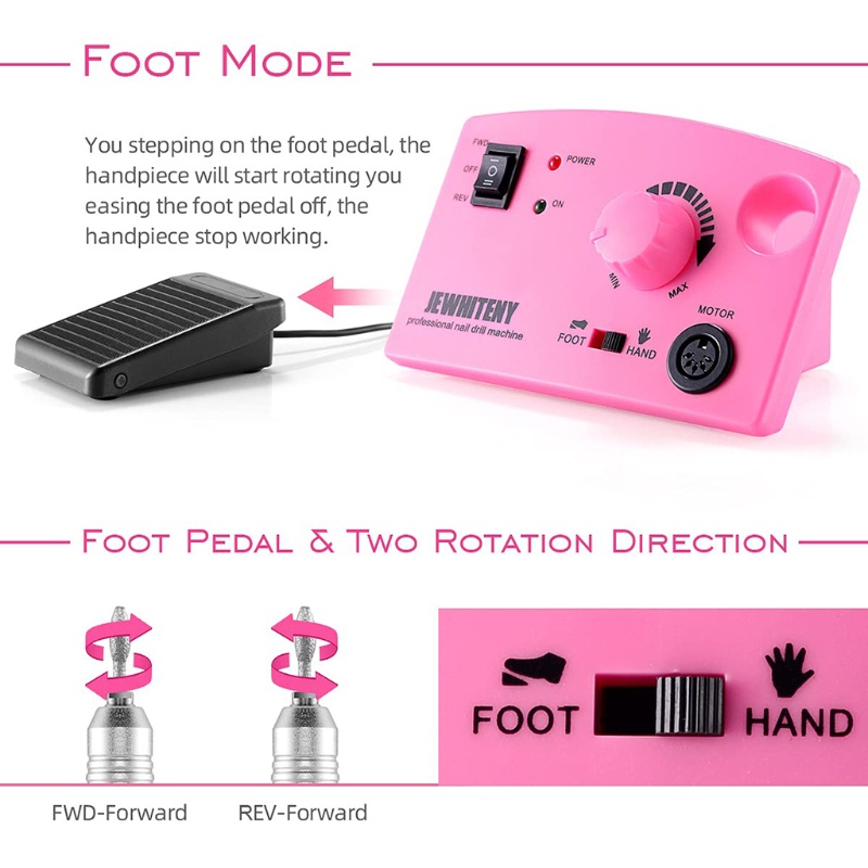 Máy Dũa Móng Tay Bằng Điện Chuyên Nghiệp