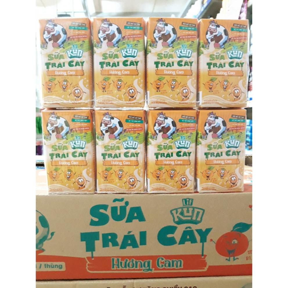 Sữa Kun Các Vị Thùng 48 Hộp 110ml đủ vị
