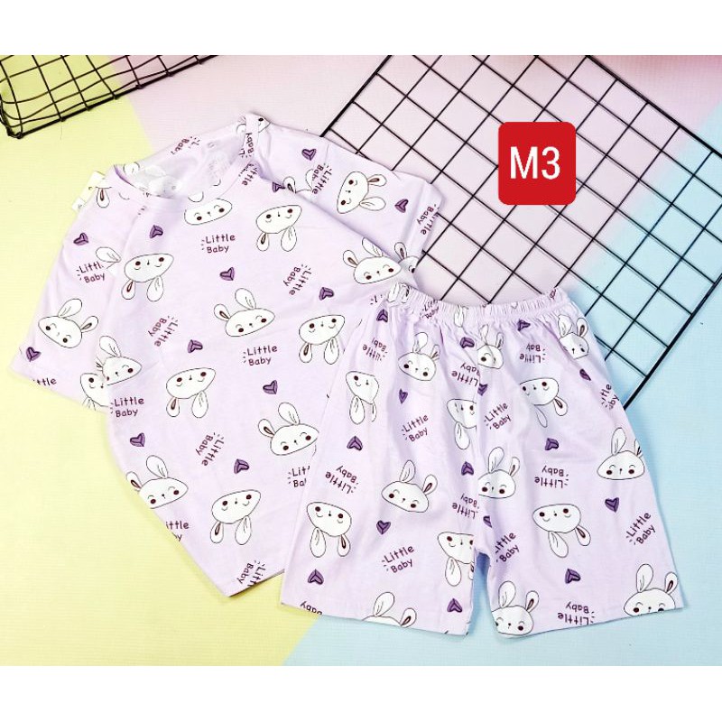 XUẤT HÀN XỊN SIÊU RẺGBC32 [9kg-32kg] Bộ cotton sát nách Quảng Châu xuất hàn bé gái size nhí size đại