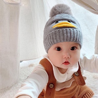 Mũ len hình Vịt cho bé sơ sinh