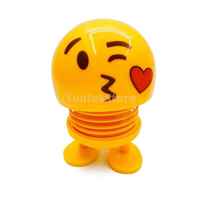 Búp bê biểu tượng cảm xúc lò xo nhún thú vị
