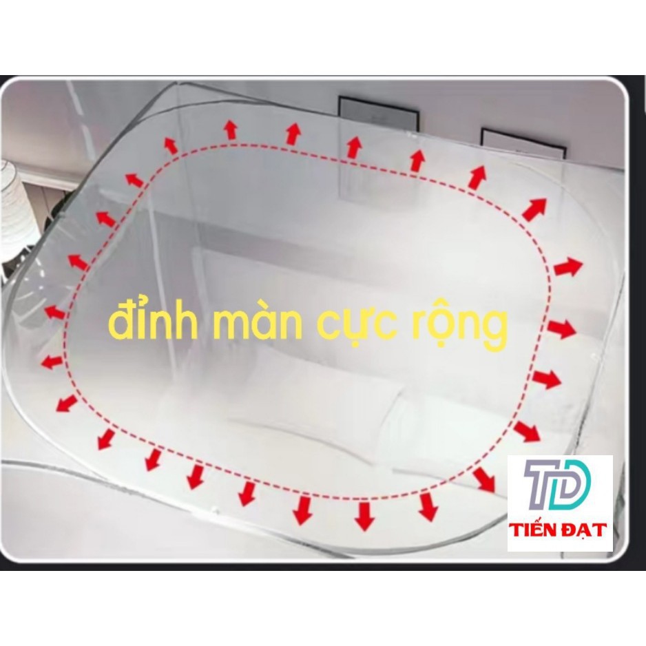 GIÁ ĐẸP NHẤTMàn chụp tự bung đỉnh vuông TIẾN ĐẠT có chân viền vải lụa cao cấp_FREESHIP TOÀN QUỐC