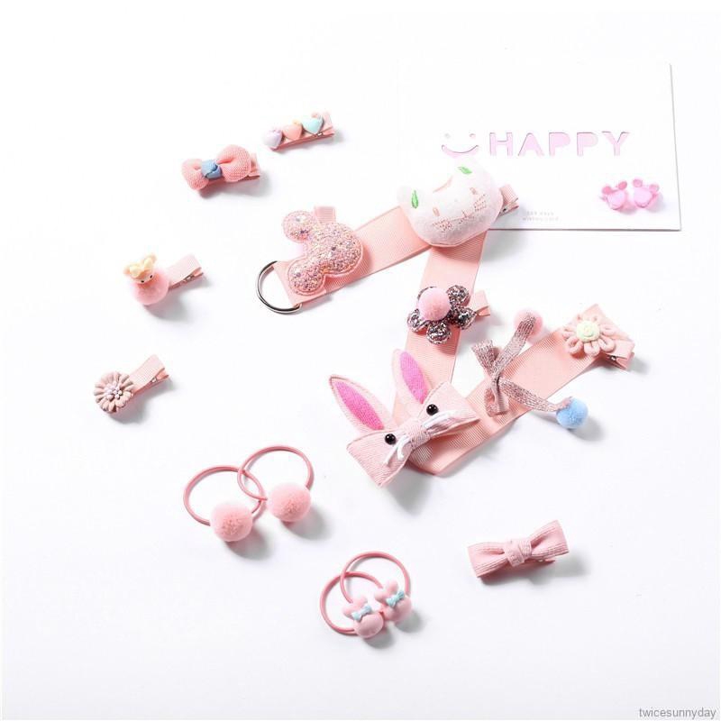 Set 18 băng đô cài tóc cho bé gái