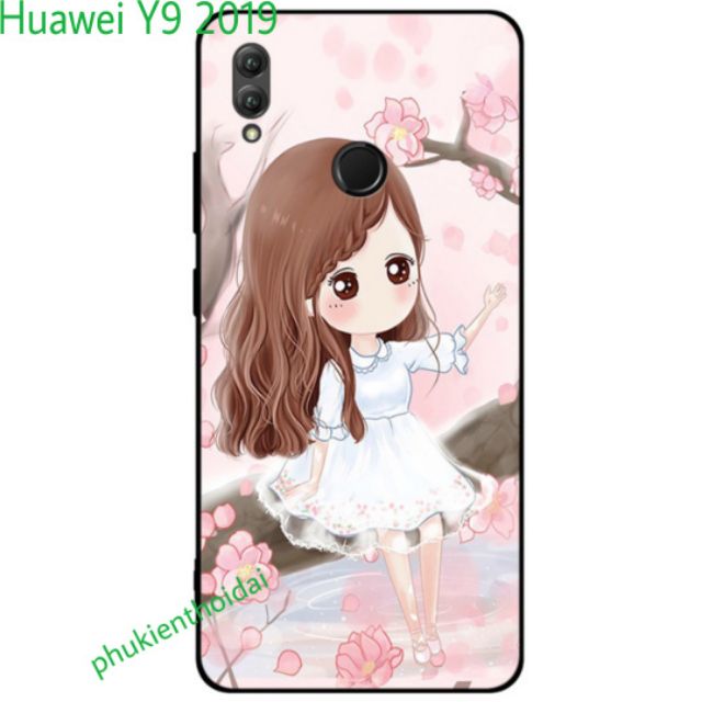 Ốp lưng Huawei Y9 2019 FREESHIP Từ 50k dẻo TPU in 3D cao cấp chất đẹp bảo vệ camera