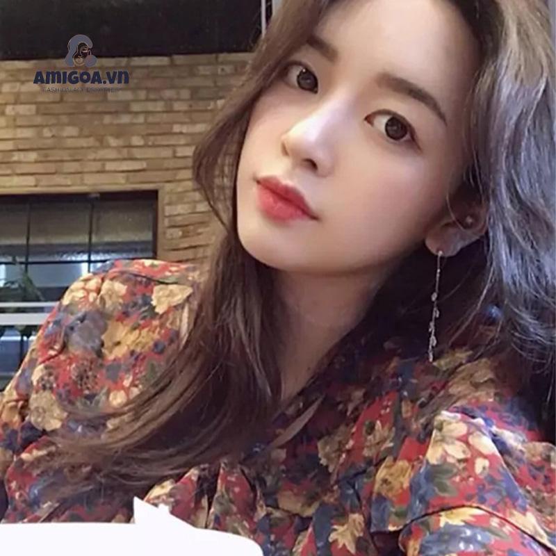 ✨✨ Bông Tai Bạc S925 Dáng Dài Tua Rua Đơn Giản Cá Tính Cho Nữ