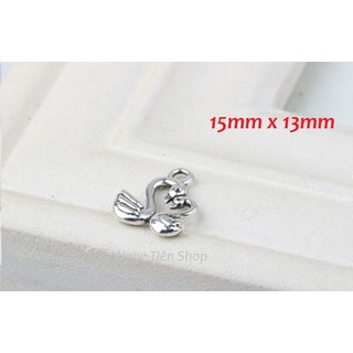 Charm treo đôi thiên nga