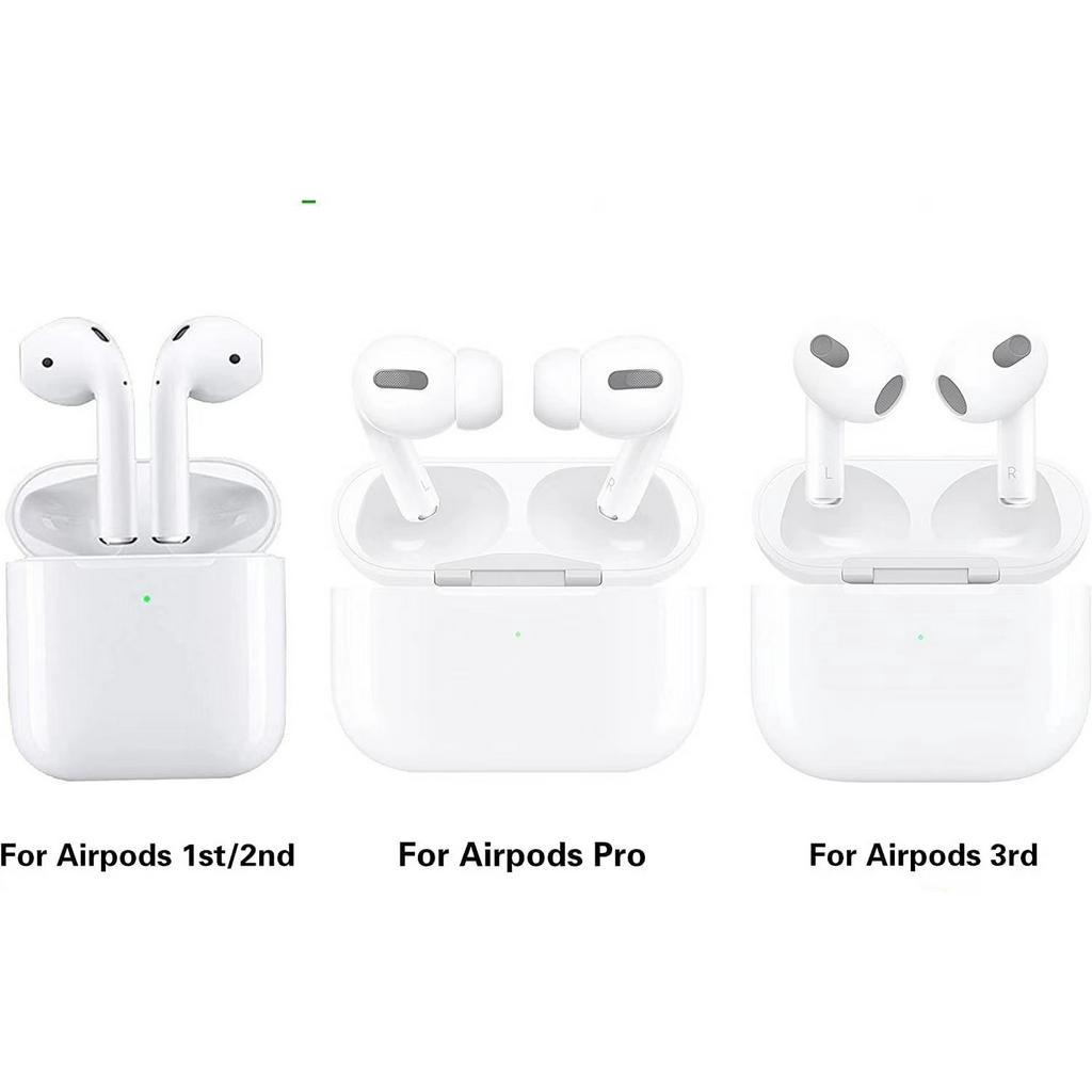Vỏ Bảo Vệ Hộp Sạc Tai Nghe AirPods 1 / 2 / Pro / 3 Bằng Silicon Mềm Gắn Móc Khóa Hình Mèo Kitty Dễ Thương Chống Sốc