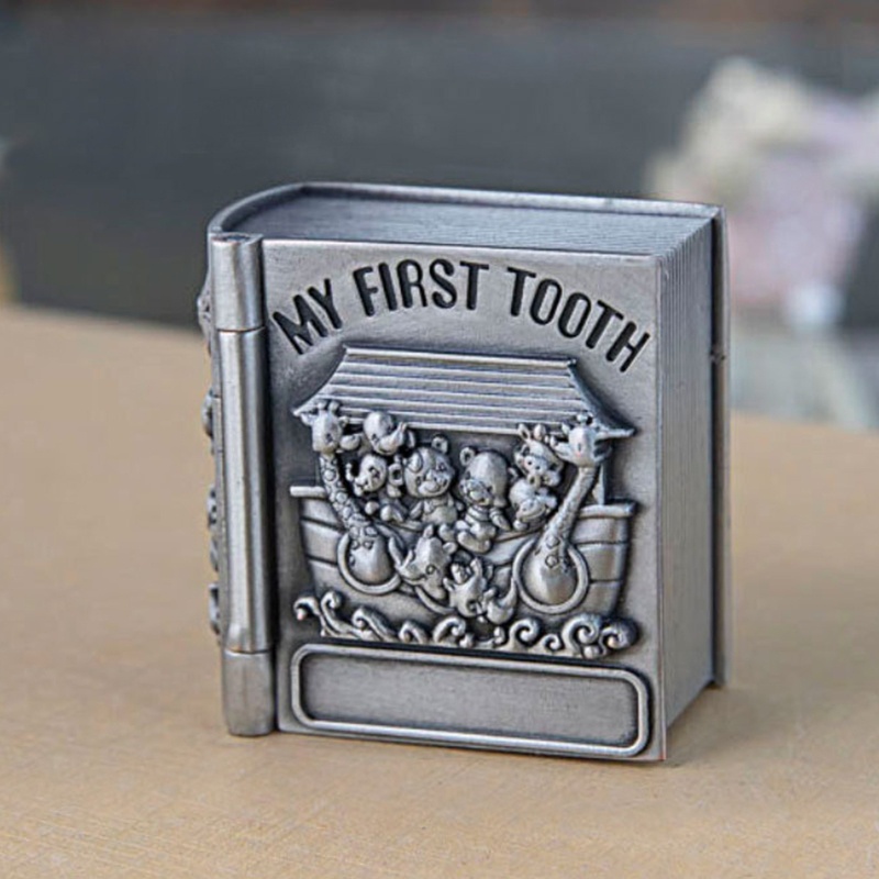 Hộp Đựng Răng Và Răng Mini Bằng Kim Loại Chống Rỉ