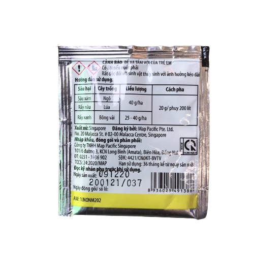 Trừ sâu rầy Map Jono 700wp