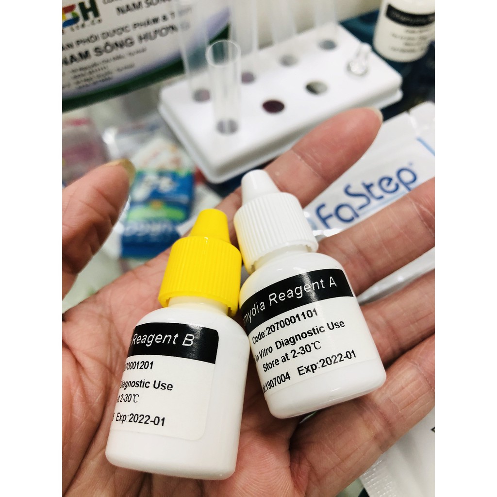 (TRỌN BỘ KIT) QUE THỬ TEST THỬ NHANH VIÊM NHIỄM NẤM PHỤ KHOA Chlamydia VIÊM ÂM ĐẠO DO NẤM CANDIDA FASTEP CỦA MỸ