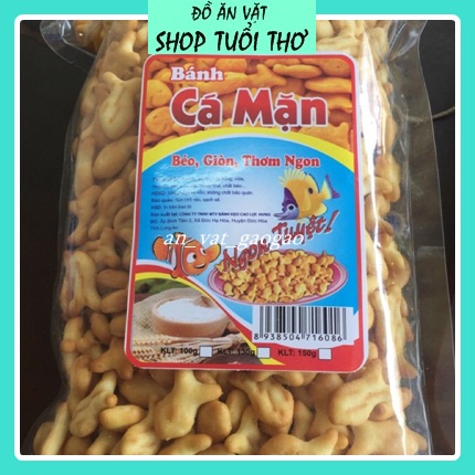 [ Siêu Hot ]Bánh Cá Mặn Bánh Kẹo Đồ Ăn Vặt Ngon Giòn Thơm Ngậy Hấp Dẫn